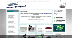 Desktop Screenshot of naam-bordjes.nl