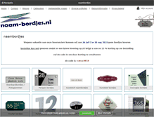 Tablet Screenshot of naam-bordjes.nl